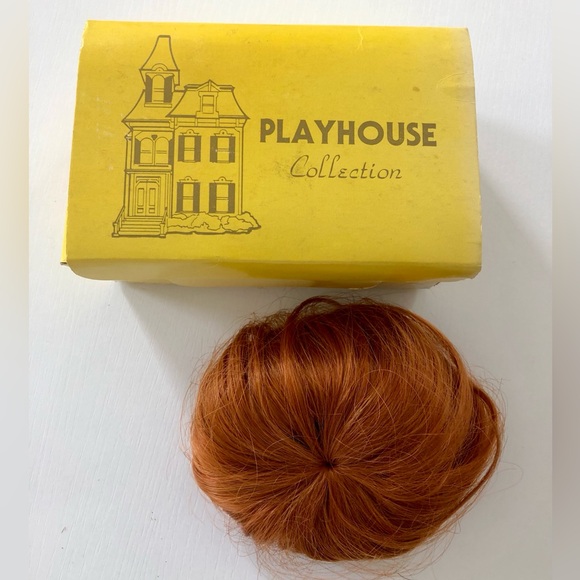 Doll wig, vibrant, red bob style red doll wig Size 10 by Playhouse collection - Picture 5 of 15